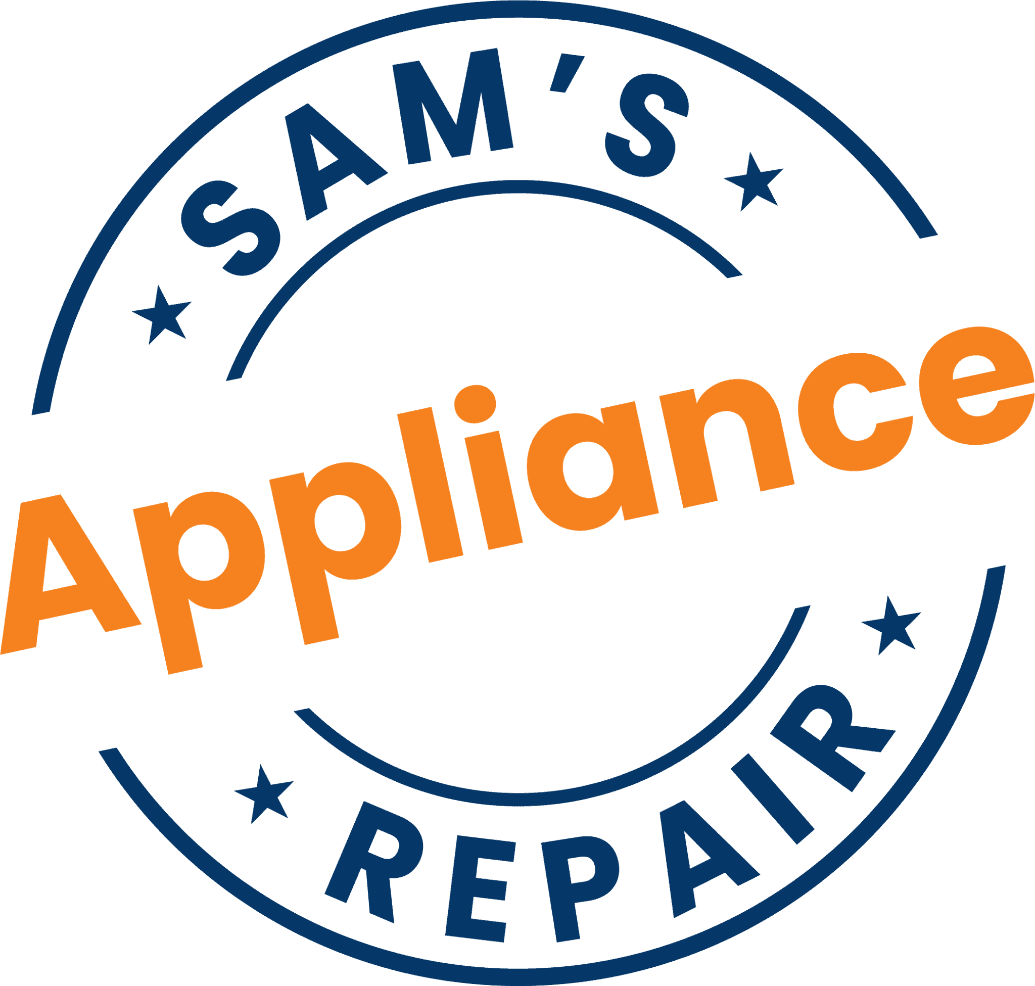 Sam's Appliance Repair logo.